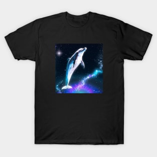 dolphin in space T-Shirt